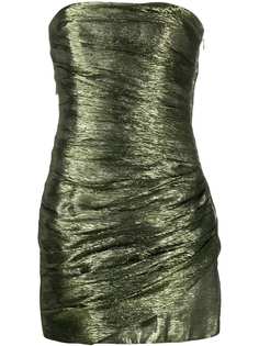 Dsquared2 metallic bustier dress
