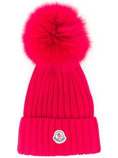 Moncler pompom detail hat