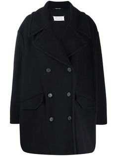 Maison Margiela двубортное пальто оверсайз