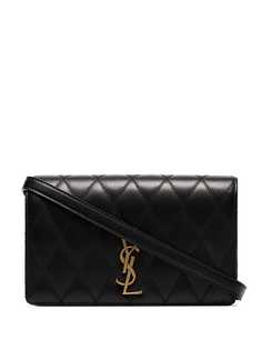 Saint Laurent стеганая сумка на плечо Angie