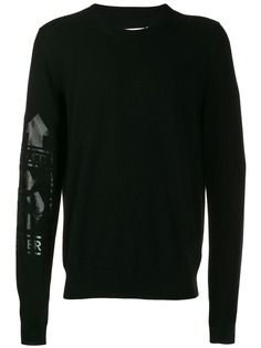 Maison Margiela кашемировый джемпер с логотипом