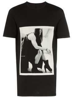 Rick Owens DRKSHDW футболка с фотопринтом