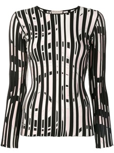 Emilio Pucci полосатый джемпер вязки интарсия Fortuna