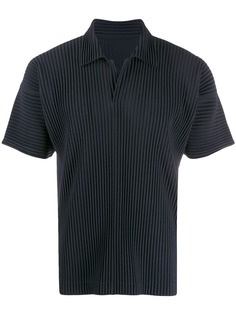 Homme Plissé Issey Miyake pleated polo shirt
