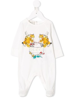 Gucci Kids комбинезон Tiger для новорожденного