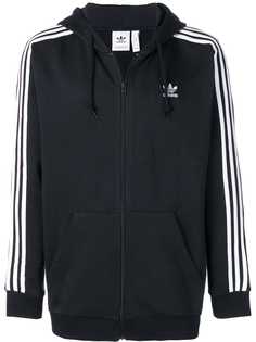 Adidas толстовка на молнии с 3-полосками