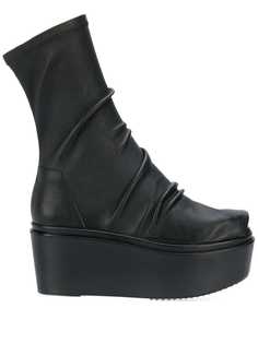 Rick Owens wedge ankle boots