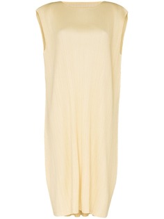 Pleats Please By Issey Miyake sleeveless pleated dress