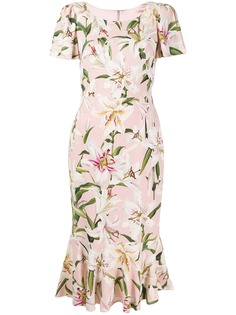 Dolce & Gabbana платье с цветочным принтом