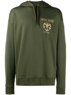 Moschino floral question mark hooded sweater