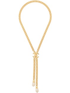 Chanel Pre-Owned цепочка с подвеской с логотипом СС