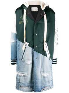Greg Lauren парка со вставками