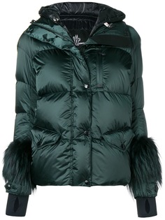 Moncler Grenoble пуховик с меховыми манжетами