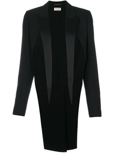 Saint Laurent стилизованный пиджак-фрак