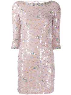 Blumarine коктейльное платье с пайетками
