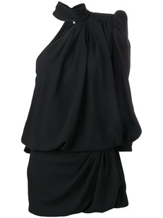Saint Laurent платье мини на одно плечо