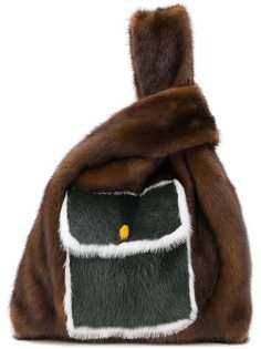 Simonetta Ravizza Furrissima pocket tote bag