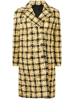 Ermanno Scervino plaid double-breasted coat