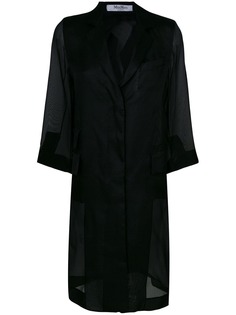 Max Mara прозрачное однобортное пальто