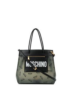 Moschino средняя сумка-шоппер с логотипом
