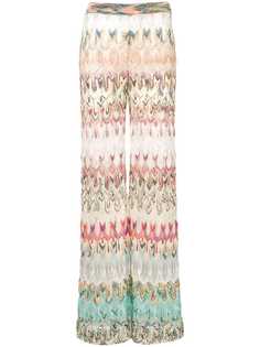 Missoni брюки в технике кроше