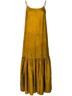 Uma Wang платье-комбинация со сборками