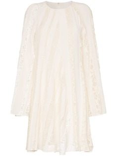 Chloé платье с кружевными полосками