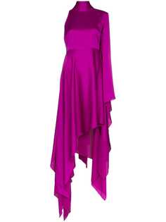 Solace London платье Naida асимметричного кроя с драпировкой