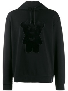 Emporio Armani angry teddy hoodie