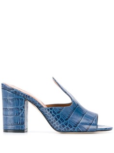 Paris Texas crocodile print sandals