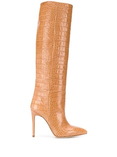Paris Texas crocodile printed boots