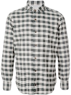 Eleventy plaid button shirt