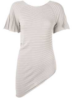 Emporio Armani asymmetric jersey T-shirt