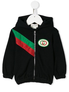 Gucci Kids Interlocking G zipped hoodie