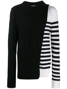 Balmain destructured jumper