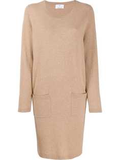 Allude fine knit sweater dress