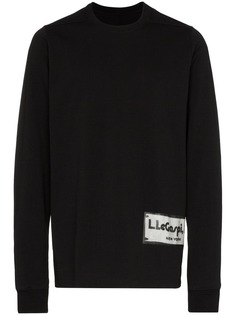 Rick Owens logo patch sweatshirt