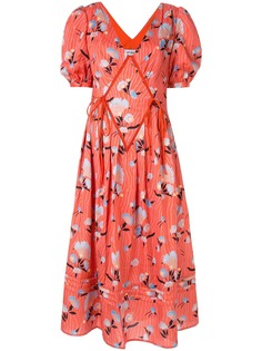 Self-Portrait botanical print dress
