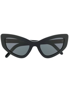 Prada Eyewear солнцезащитные очки в оправе кошачий глаз