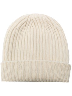 Jil Sander turn-up knitted beanie