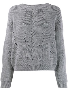 Alberta Ferretti cable knit sweater