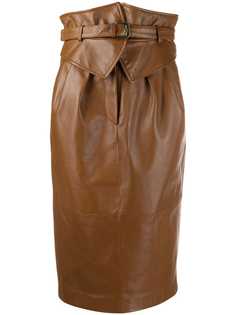 Alberta Ferretti corset-style midi skirt