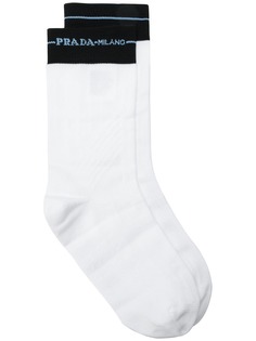 Prada носки с логотипом