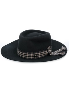 Maison Michel scarf trim fedora