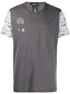 Stone Island Shadow Project colour-block T-shirt