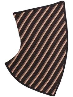 Kiko Kostadinov шарф Brown Spiral Gaiter