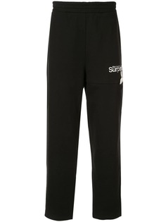 Doublet slogan track trousers