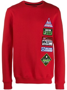 Frankie Morello embroidered patch sweatshirt