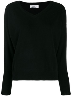 Closed V-neck jumper