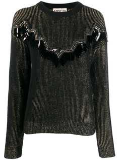 ANIYE BY embellished knit sweater